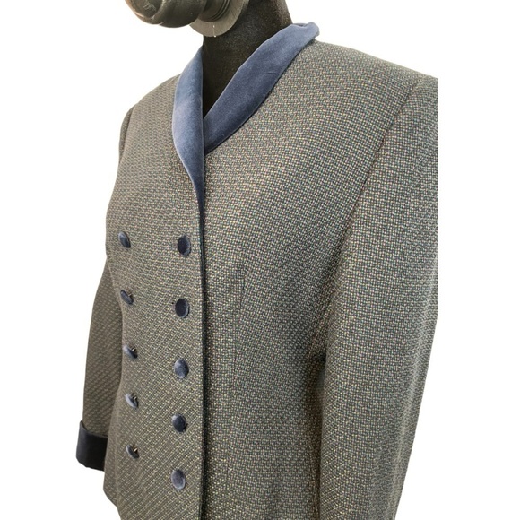 NWT Lord & Taylor 100% Pure New Wool Double Breasted Blazer  Women's Siz… - Picture 5 of 12